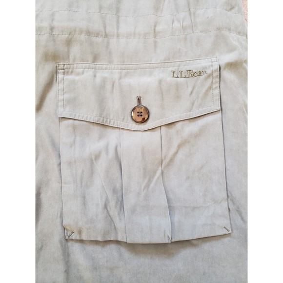 Vintage L.L. Bean Mens XXL Primaloft Flannel Lined Green Barn Chore Field Jacket - Picture 3 of 16